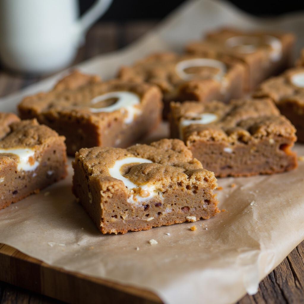 carrot cake blondie