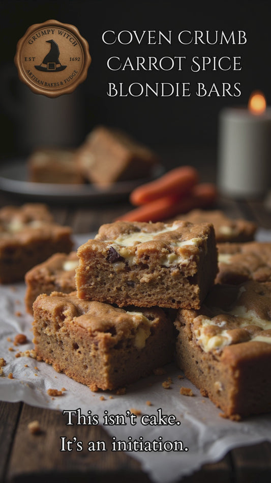 Coven Crumb Carrot Spice Blondie Bars